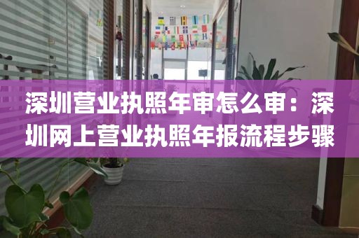 深圳营业执照年审怎么审：深圳网上营业执照年报流程步骤