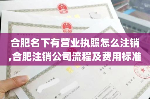 合肥名下有营业执照怎么注销,合肥注销公司流程及费用标准