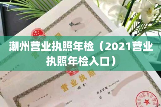 潮州营业执照年检（2021营业执照年检入口）