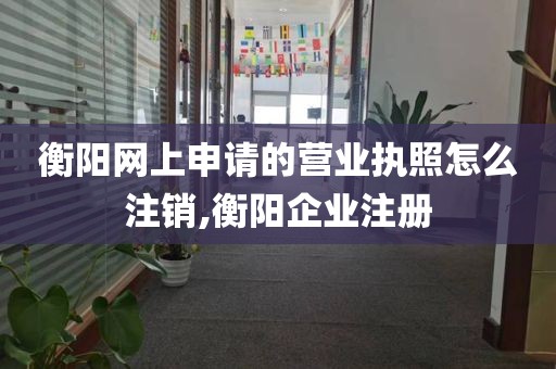 衡阳网上申请的营业执照怎么注销,衡阳企业注册