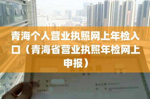 青海个人营业执照网上年检入口（青海省营业执照年检网上申报）