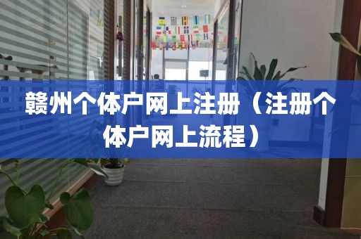 赣州个体户网上注册（注册个体户网上流程）