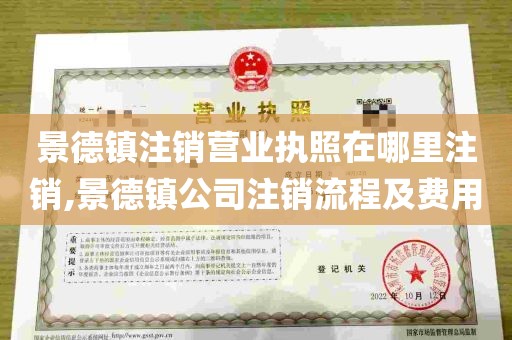 景德镇注销营业执照在哪里注销,景德镇公司注销流程及费用