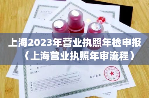 上海2023年营业执照年检申报（上海营业执照年审流程）
