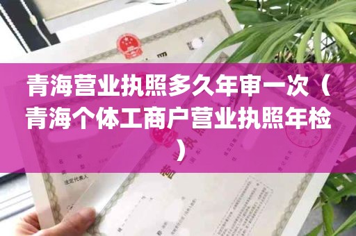 青海营业执照多久年审一次（青海个体工商户营业执照年检）