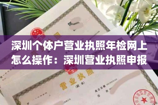 深圳个体户营业执照年检网上怎么操作：深圳营业执照申报