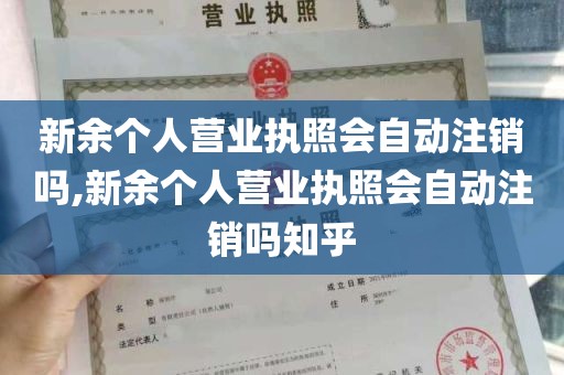 新余个人营业执照会自动注销吗,新余个人营业执照会自动注销吗知乎