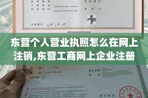 东营个人营业执照怎么在网上注销,东营工商网上企业注册