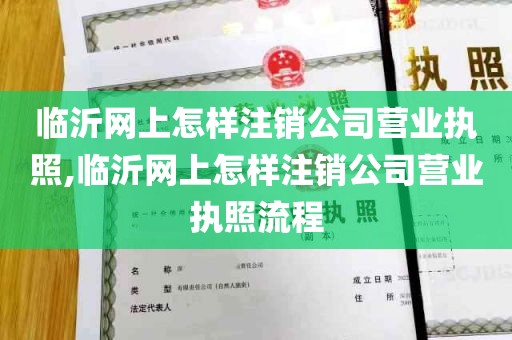 临沂网上怎样注销公司营业执照,临沂网上怎样注销公司营业执照流程