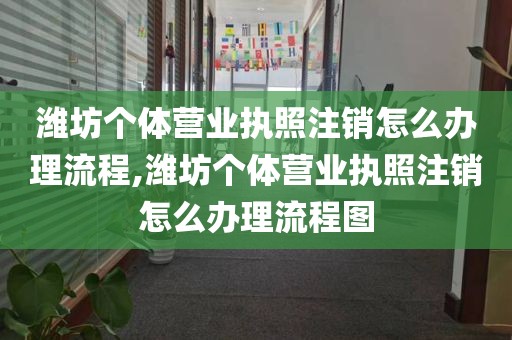 潍坊个体营业执照注销怎么办理流程,潍坊个体营业执照注销怎么办理流程图