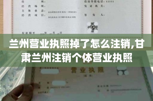 兰州营业执照掉了怎么注销,甘肃兰州注销个体营业执照