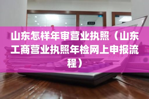 山东怎样年审营业执照（山东工商营业执照年检网上申报流程）