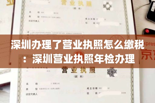 深圳办理了营业执照怎么缴税：深圳营业执照年检办理