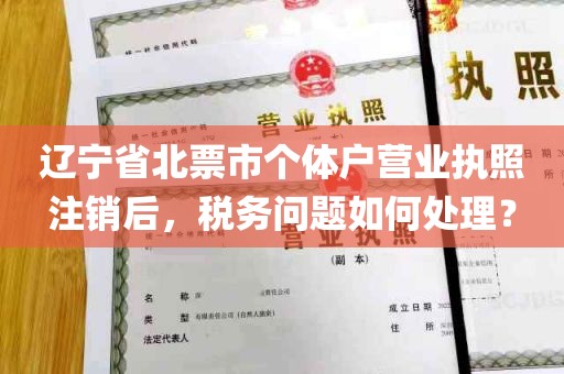 辽宁省北票市个体户营业执照注销后，税务问题如何处理？