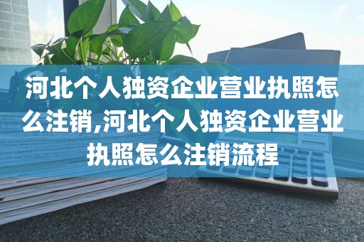 河北个人独资企业营业执照怎么注销,河北个人独资企业营业执照怎么注销流程