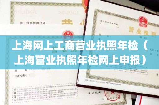 上海网上工商营业执照年检（上海营业执照年检网上申报）
