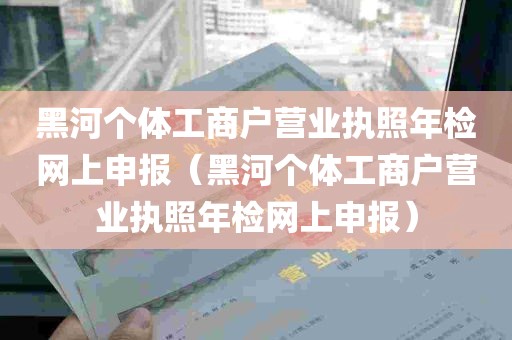 黑河个体工商户营业执照年检网上申报（黑河个体工商户营业执照年检网上申报）