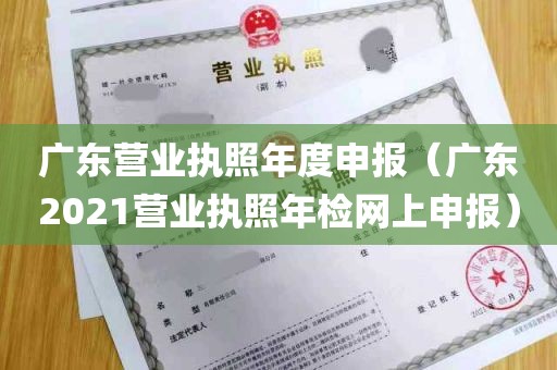 广东营业执照年度申报（广东2021营业执照年检网上申报）