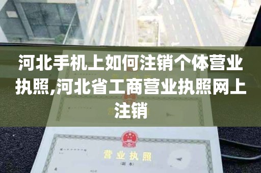 河北手机上如何注销个体营业执照,河北省工商营业执照网上注销