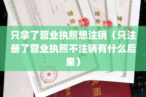 只拿了营业执照想注销（只注册了营业执照不注销有什么后果）