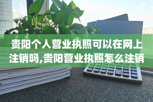 贵阳个人营业执照可以在网上注销吗,贵阳营业执照怎么注销