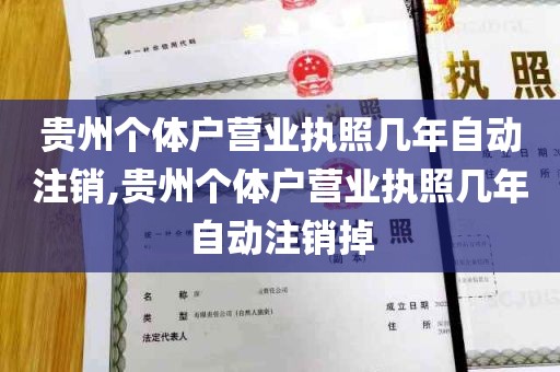 贵州个体户营业执照几年自动注销,贵州个体户营业执照几年自动注销掉