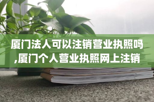 厦门法人可以注销营业执照吗,厦门个人营业执照网上注销