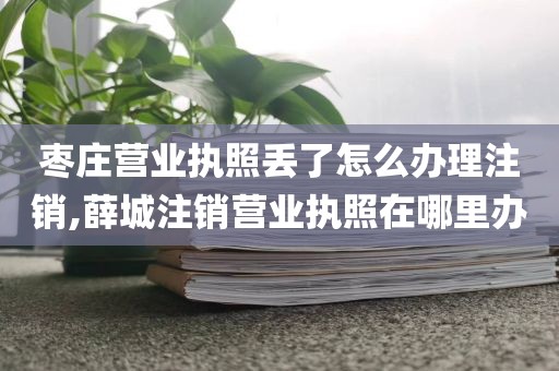 枣庄营业执照丢了怎么办理注销,薛城注销营业执照在哪里办