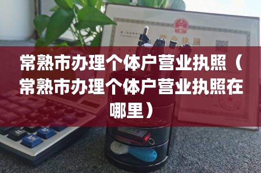 常熟市办理个体户营业执照（常熟市办理个体户营业执照在哪里）