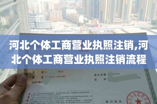 河北个体工商营业执照注销,河北个体工商营业执照注销流程