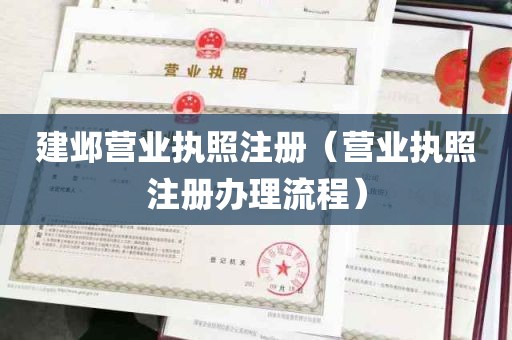 建邺营业执照注册（营业执照注册办理流程）