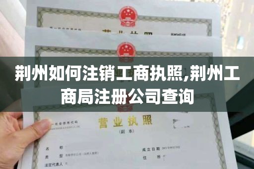 荆州如何注销工商执照,荆州工商局注册公司查询