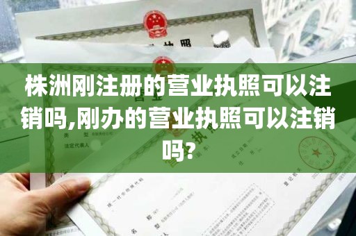 株洲刚注册的营业执照可以注销吗,刚办的营业执照可以注销吗?