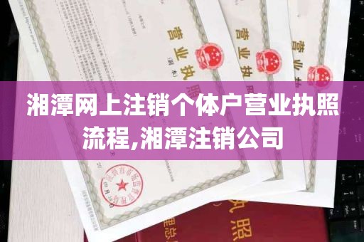 湘潭网上注销个体户营业执照流程,湘潭注销公司