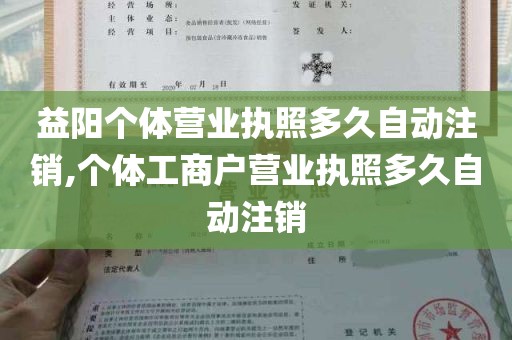 益阳个体营业执照多久自动注销,个体工商户营业执照多久自动注销