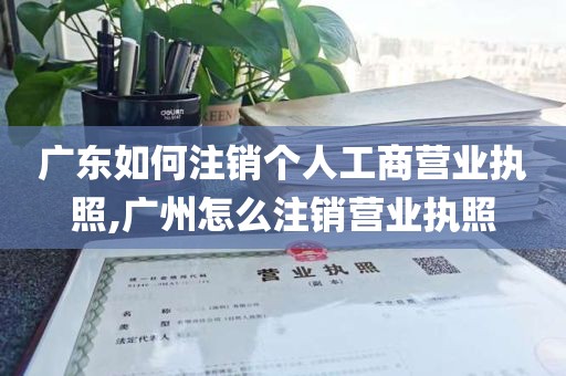 广东如何注销个人工商营业执照,广州怎么注销营业执照