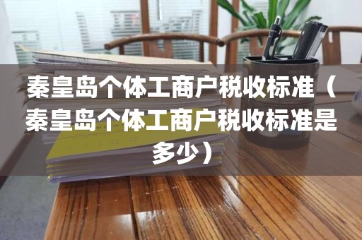 秦皇岛个体工商户税收标准（秦皇岛个体工商户税收标准是多少）