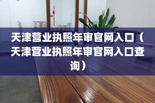 天津营业执照年审官网入口（天津营业执照年审官网入口查询）