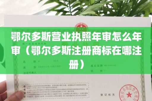 鄂尔多斯营业执照年审怎么年审（鄂尔多斯注册商标在哪注册）