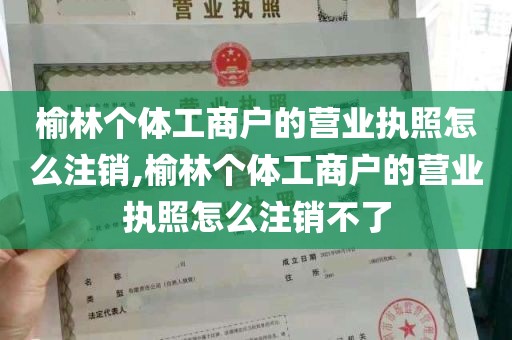 榆林个体工商户的营业执照怎么注销,榆林个体工商户的营业执照怎么注销不了