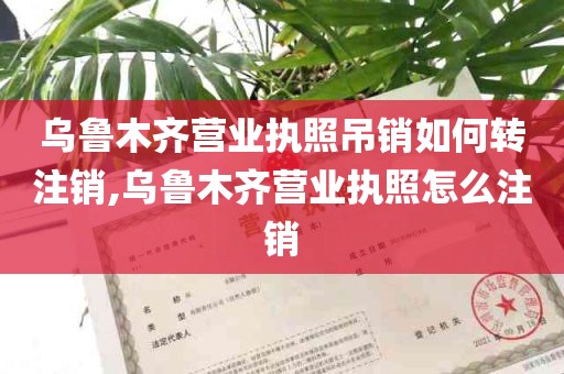 乌鲁木齐营业执照吊销如何转注销,乌鲁木齐营业执照怎么注销