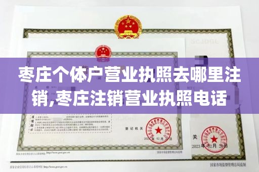 枣庄个体户营业执照去哪里注销,枣庄注销营业执照电话