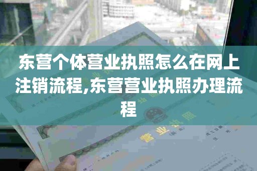 东营个体营业执照怎么在网上注销流程,东营营业执照办理流程