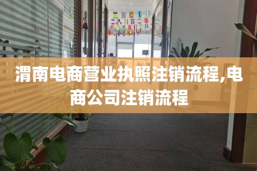 渭南电商营业执照注销流程,电商公司注销流程