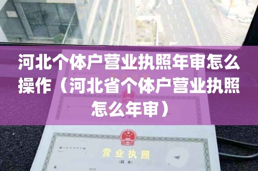 河北个体户营业执照年审怎么操作（河北省个体户营业执照怎么年审）