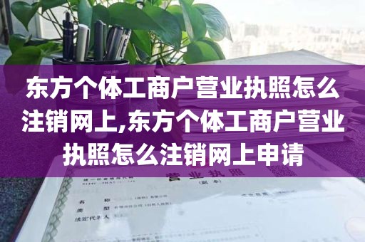 东方个体工商户营业执照怎么注销网上,东方个体工商户营业执照怎么注销网上申请