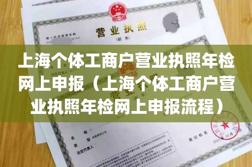 上海个体工商户营业执照年检网上申报（上海个体工商户营业执照年检网上申报流程）