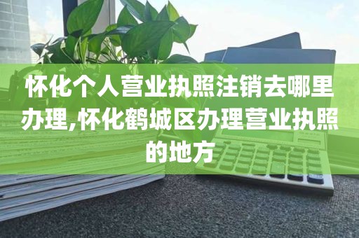 怀化个人营业执照注销去哪里办理,怀化鹤城区办理营业执照的地方