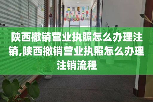 陕西撤销营业执照怎么办理注销,陕西撤销营业执照怎么办理注销流程