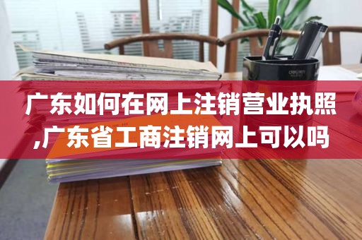 广东如何在网上注销营业执照,广东省工商注销网上可以吗